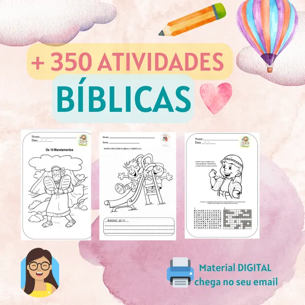 395 Atividades Bíblicas | Ministério Infantil