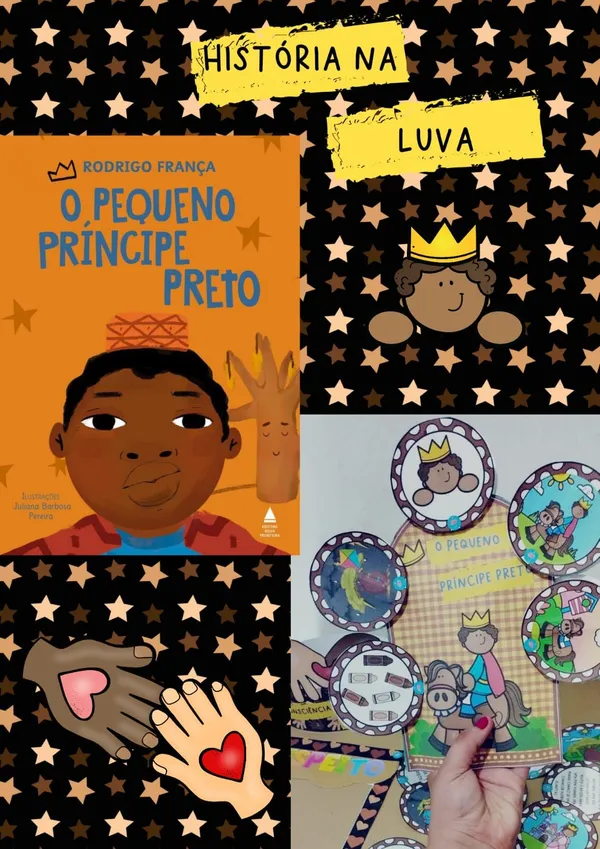 História na Luva: o Pequeno Príncipe Preto Educa Arte