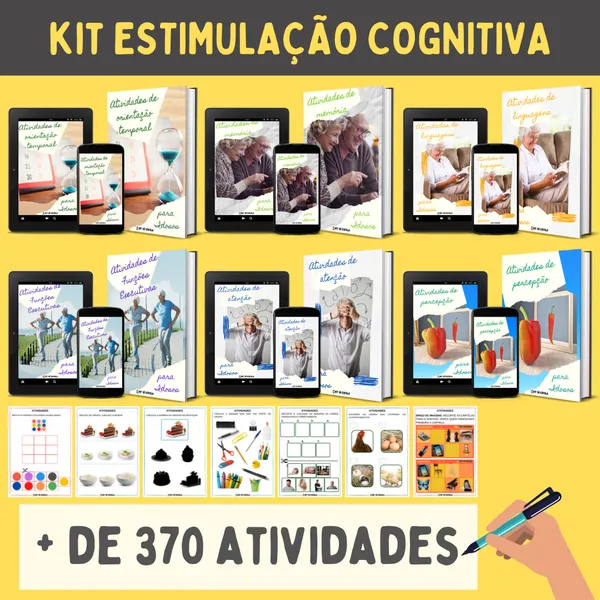 Kit Estimulação Cognitiva para Idosos