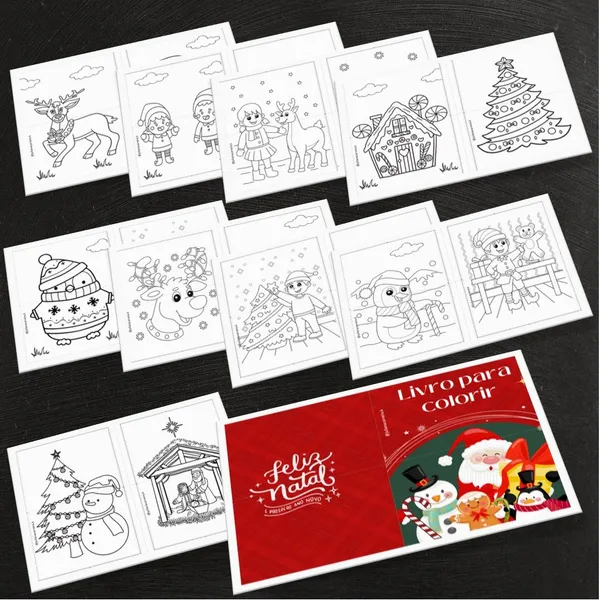 Livro para Colorir - Natal
